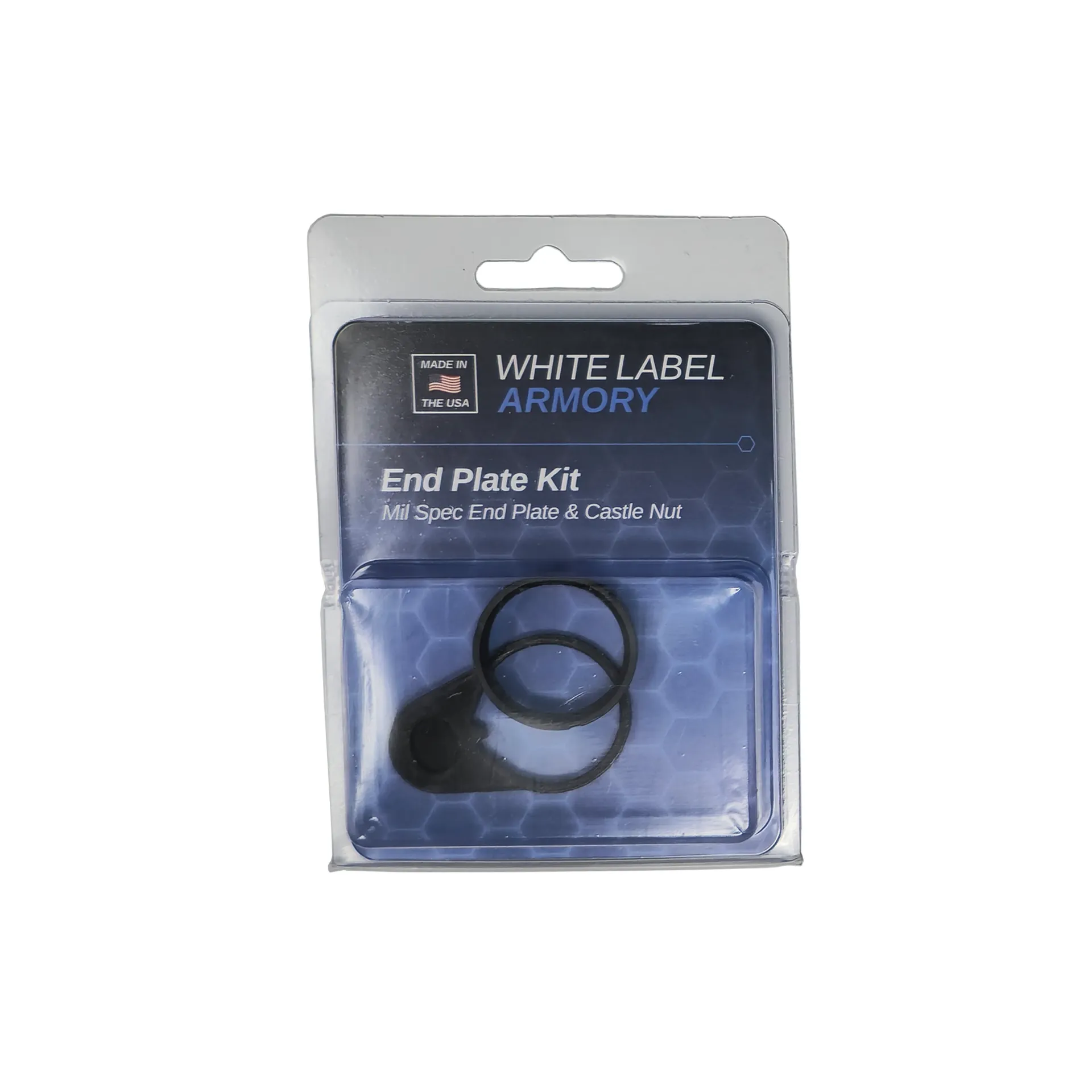[WLA-BUF-7006-01] End Plate Kit - Mil Spec - End Plate and Castle Nut
