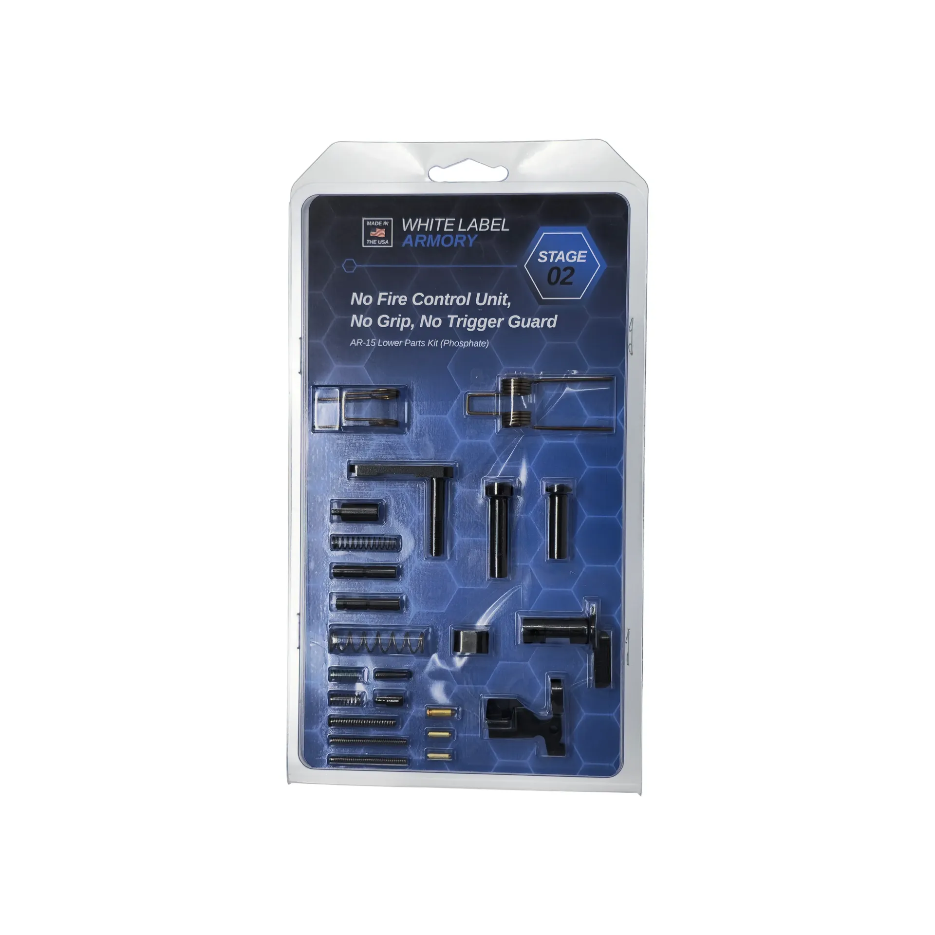 Stage 2, AR15 Lower Parts Kit Assembler Special, Phosphate
