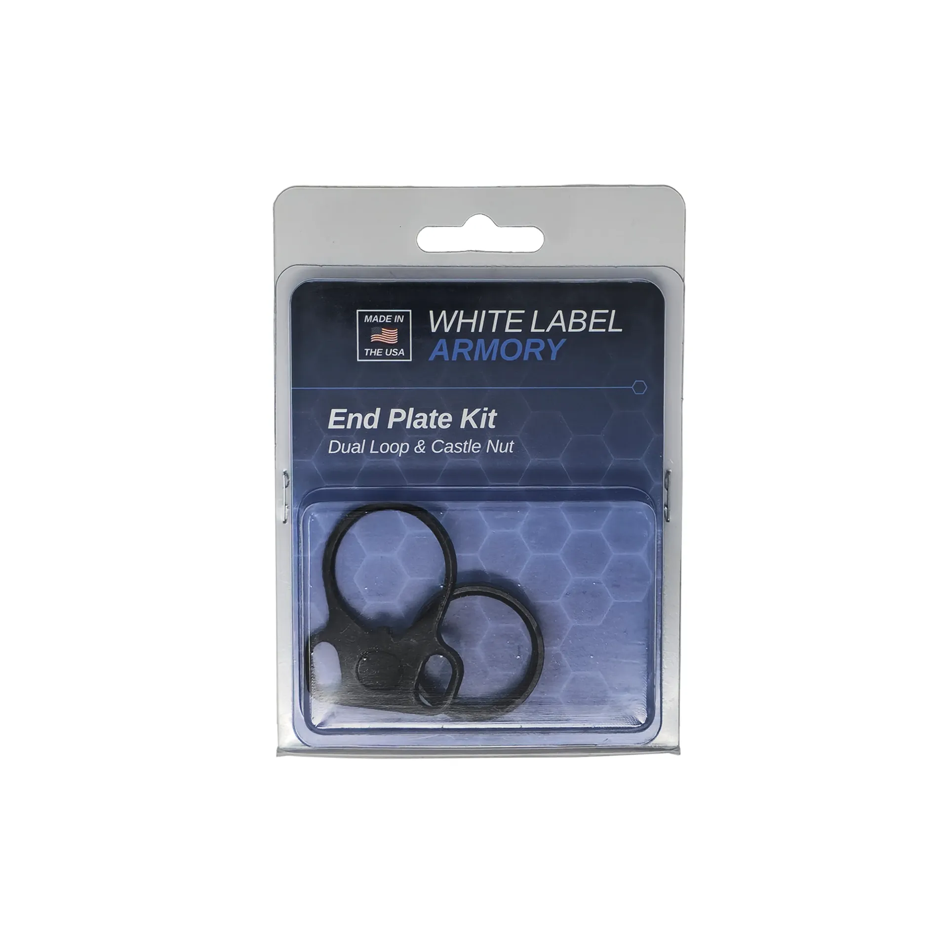 [WLA-BUF-7008-01] End Plate Kit - Ambidextrous Dual Loop and caslte nut
